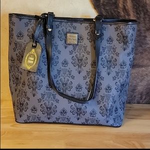 Lg Dooney and Bourke Haunted Mansion Tote